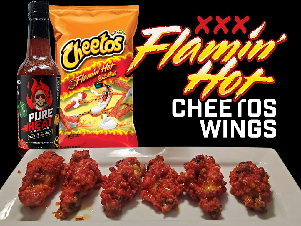 Pure Heat's XXX Flaming Hot Cheetos Wings